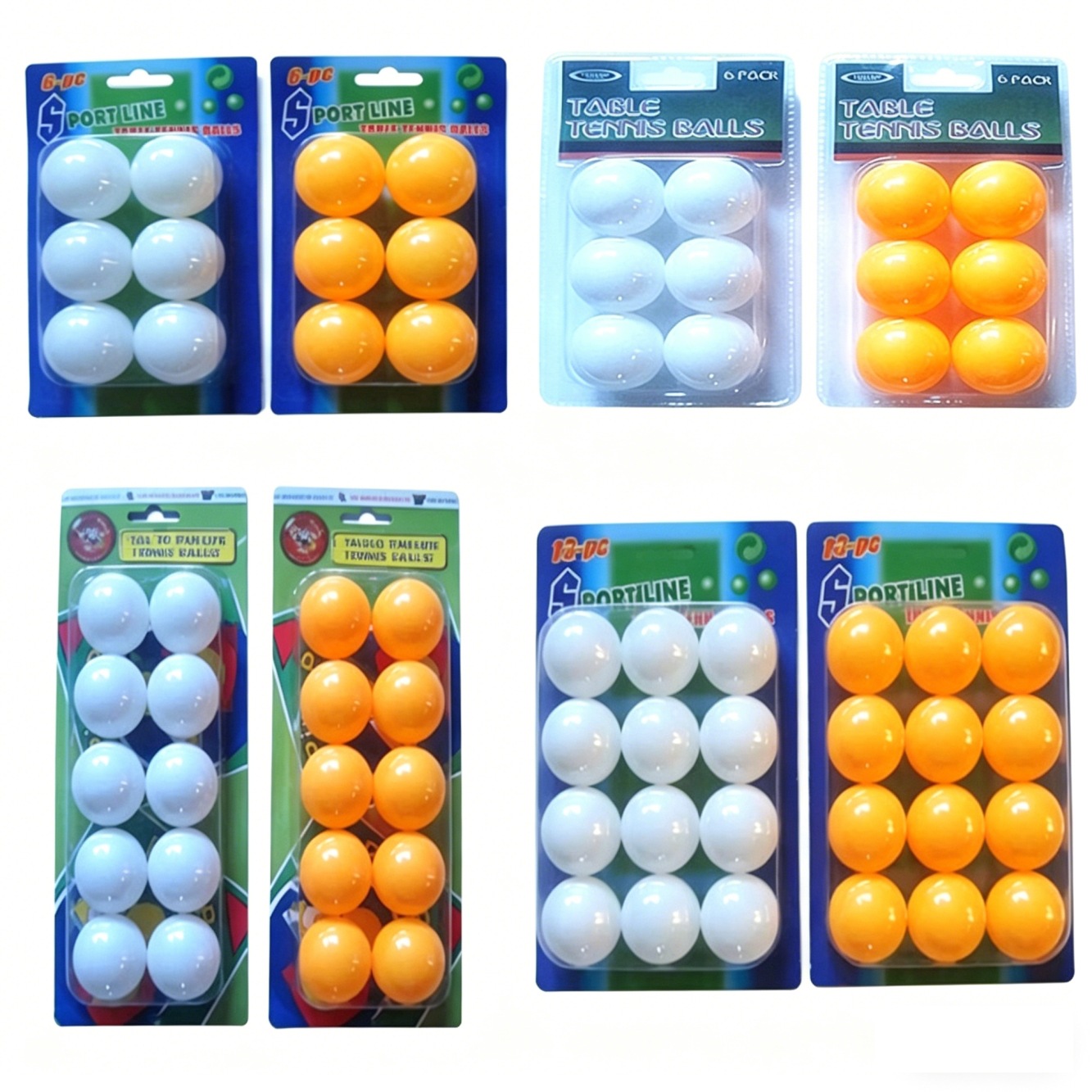 وتوزع على وجه السرعة عبوة من كرة الطاولة من طراز PP من طراز 6PCs PC، وهي عبارة عن عبوة بطاقة منفرد من طراز PP pic 6