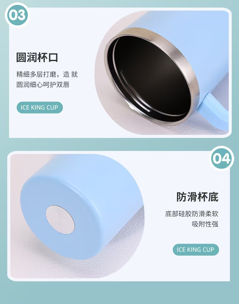 跨境一代40oz不锈钢保温杯大容量户外便携手柄汽车杯带吸管冰霸杯详情7