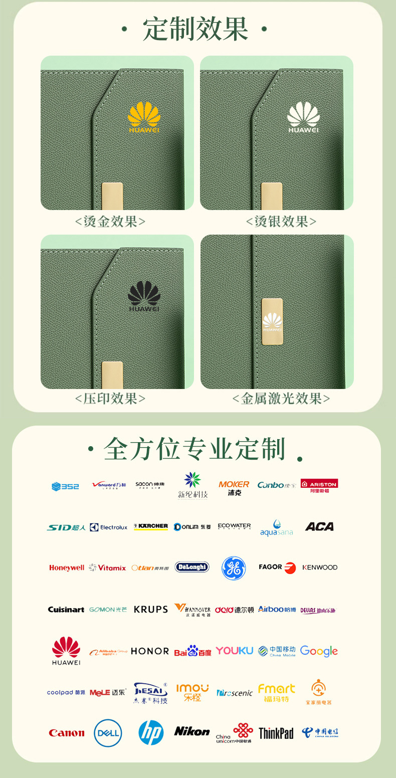 Corporate year-end party gift sets with logo printing, office notebooks, business souvenirs, school souvenirs, cultural festival supplies pic 2