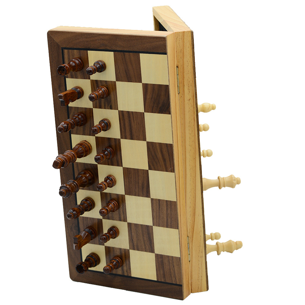 New type of chess and card entertainment, made of wood, magnetic, foldable and 39CM, with double rear, directly sent by the manufacturer for cross-border exclusive supply pic 13