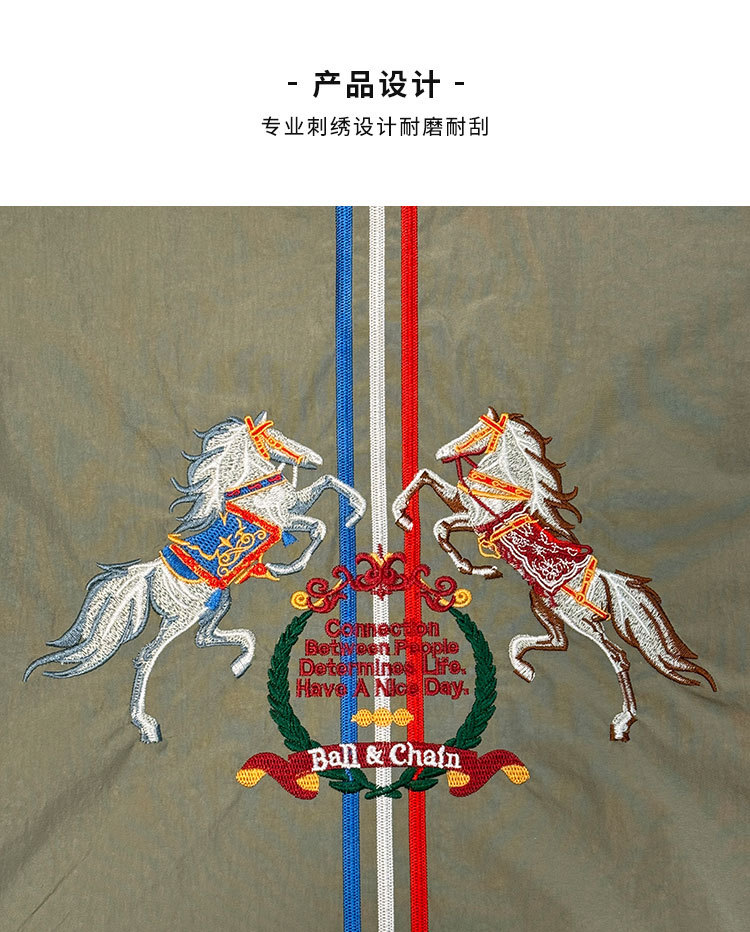 新款大容量女刺绣购物帆布手拎包袋尼龙斜挎可折叠便携手提单肩包详情5