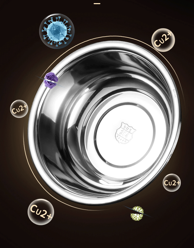 食品级304深斗盆圆型大盆洗菜盆大尺寸商用斗盆不锈钢盆反边斗盆详情6