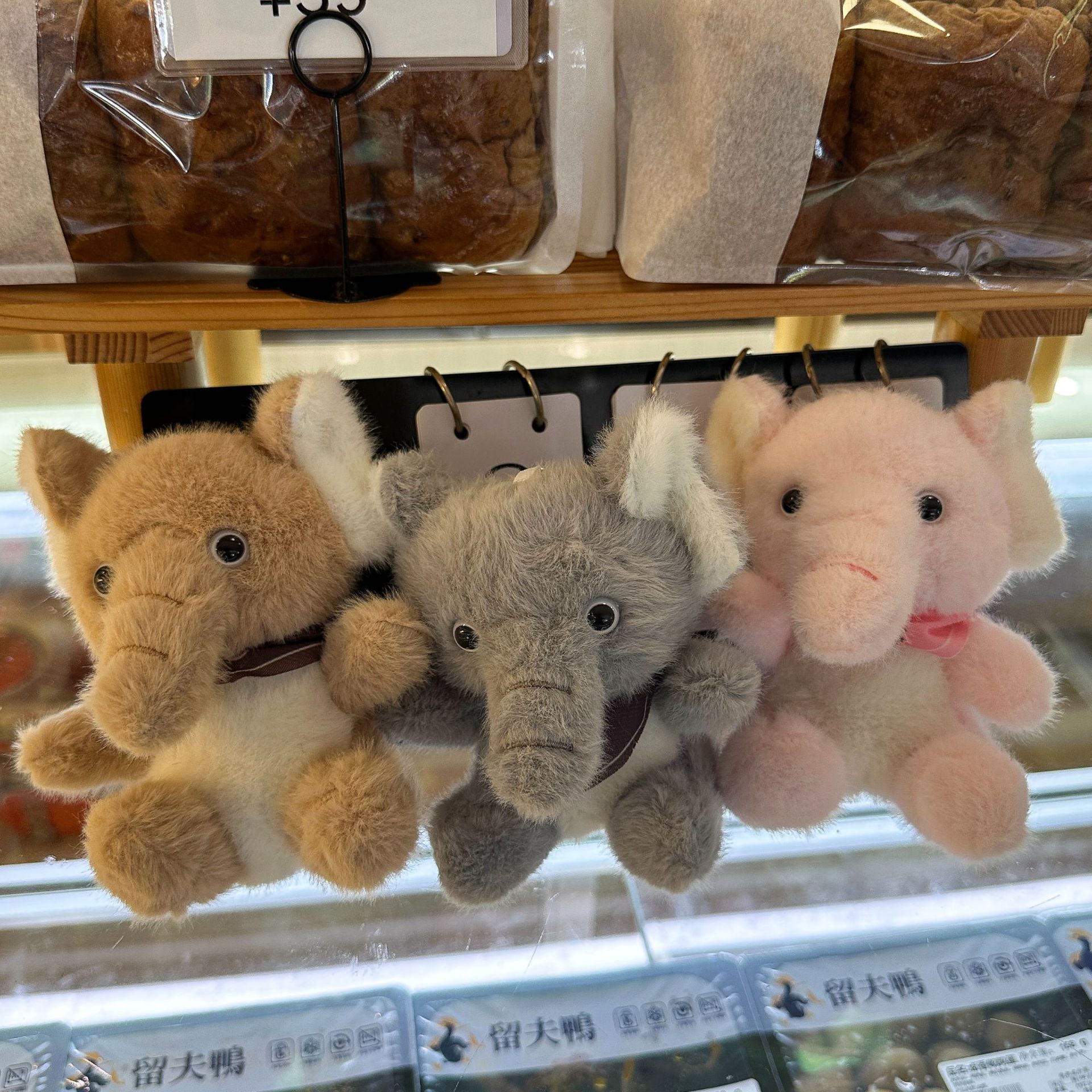 网红可爱萌围巾大象挂件毛绒玩具公仔书包包包挂饰钥匙扣娃娃玩偶详情7