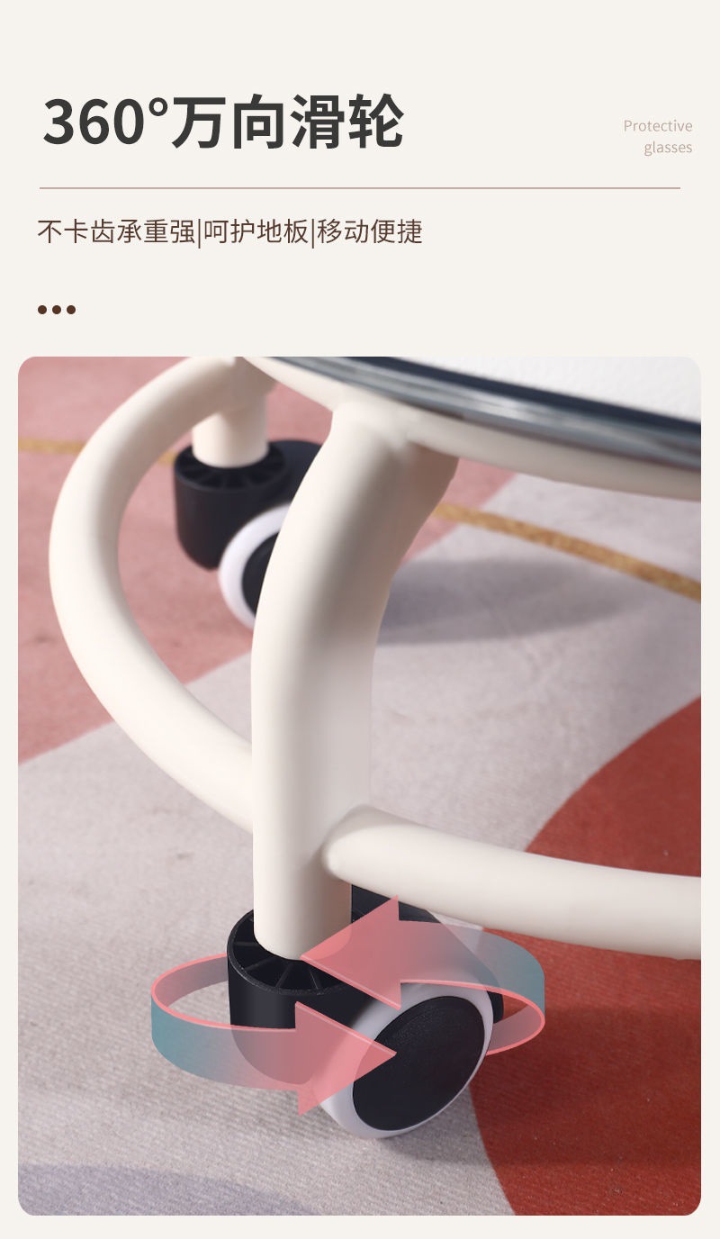 带轮子小凳子美缝轮滑矮凳带娃学步旋转椅子移动小凳子万向轮凳子详情15