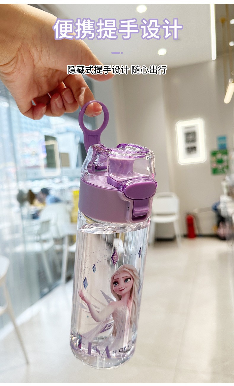 正版Tritan卡通水杯夏季运动塑料学生水壶食品级高颜值儿童水杯详情12