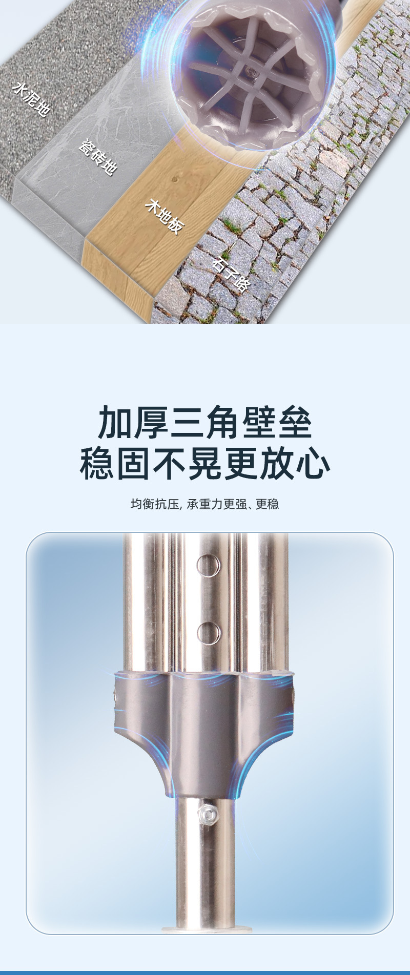 拐杖老人防滑腋下拐年轻人骨折康复走路拐棍助行器双拐拐棍详情6