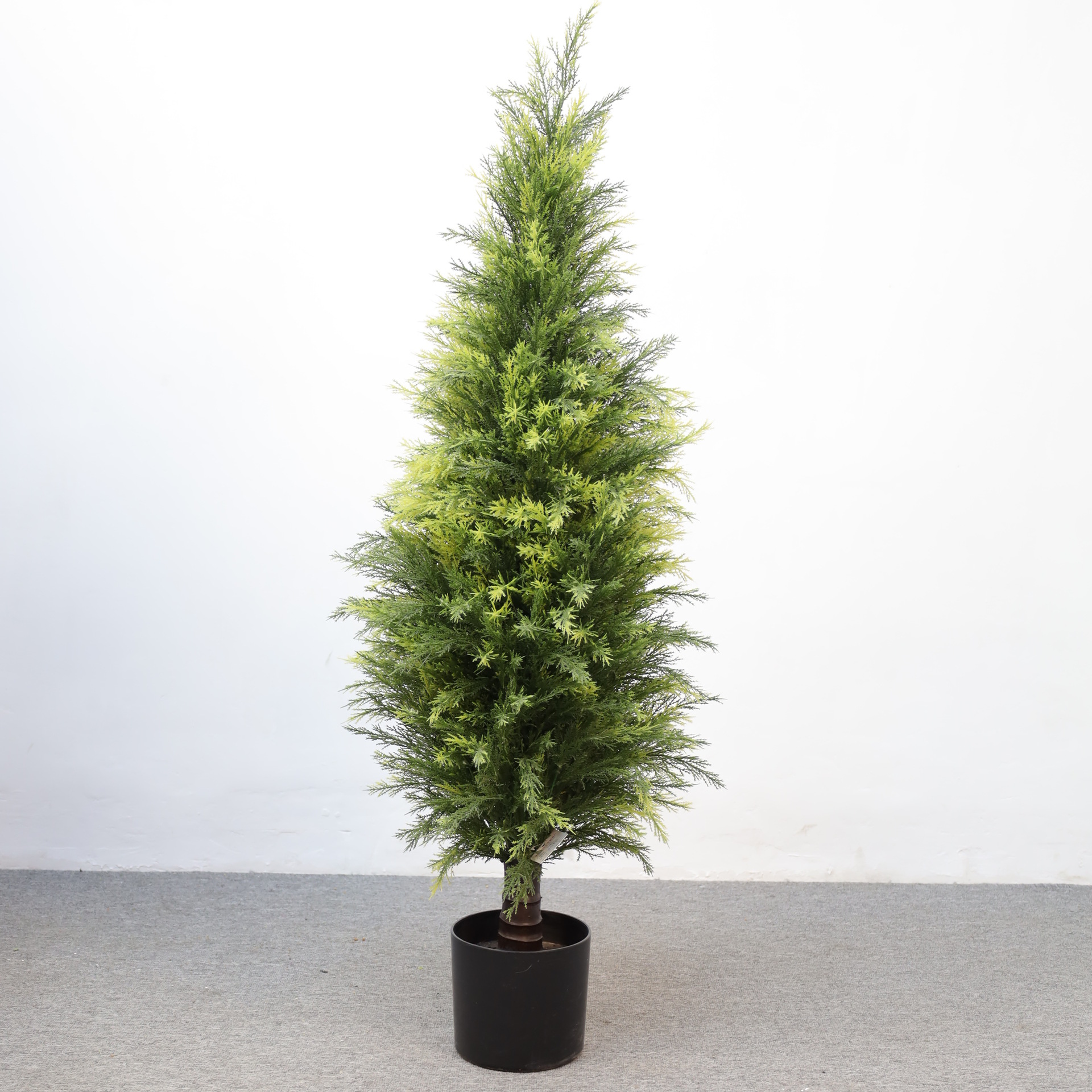 仿真松柏树圣诞树盆栽室内外装饰绿植假树摆件宠物园艺盆景造景详情7
