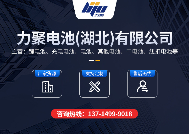 【力聚电池】CR2032纽扣电池,电子秤电脑主板变光面罩纽扣电池，详情1