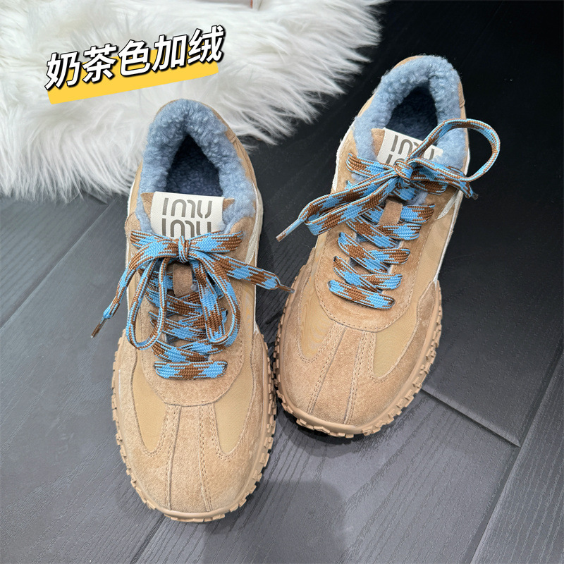 【内增高7厘米】早秋真皮女小个子厚底休闲百搭舒适德训鞋010399详情10