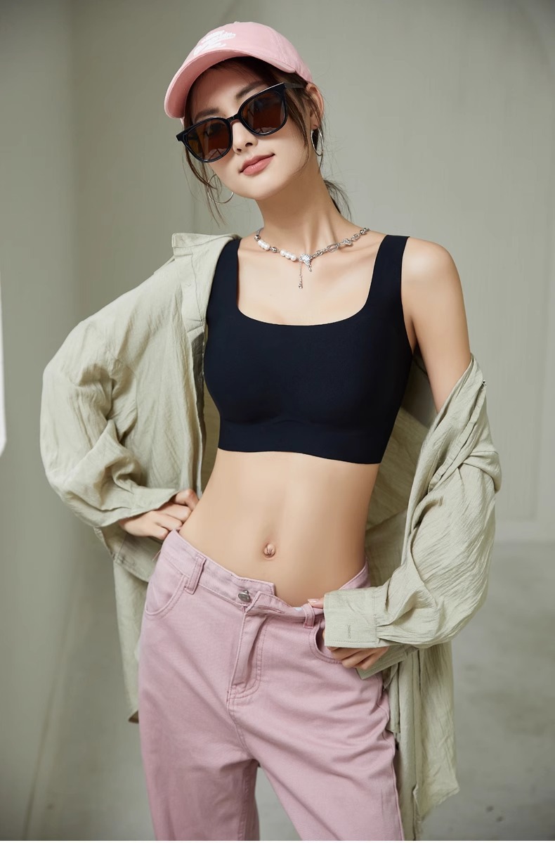 皇帝的新装！夏季无痕薄款粉底液内衣女无钢圈透气舒适大码文胸罩详情36