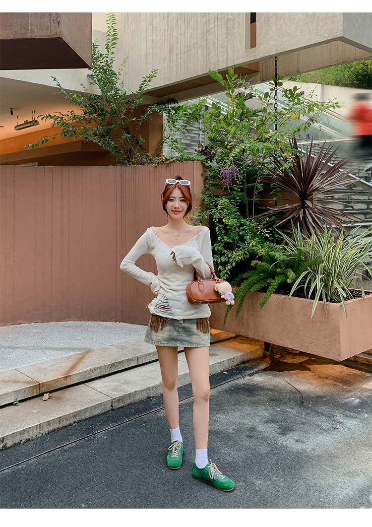 【苏茵茵同款】复古内增高德训鞋2025透气休闲运动女鞋真皮阿甘鞋详情25