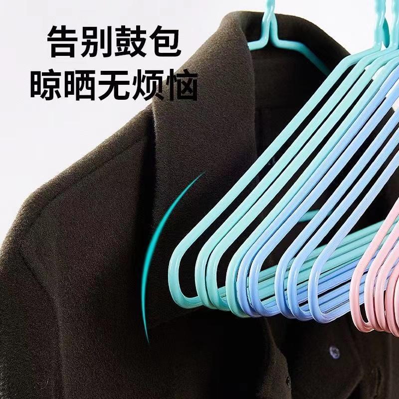 衣架家用挂衣无痕防滑肩角晾晒衣挂不起包加粗加厚衣服挂架衣撑子详情11