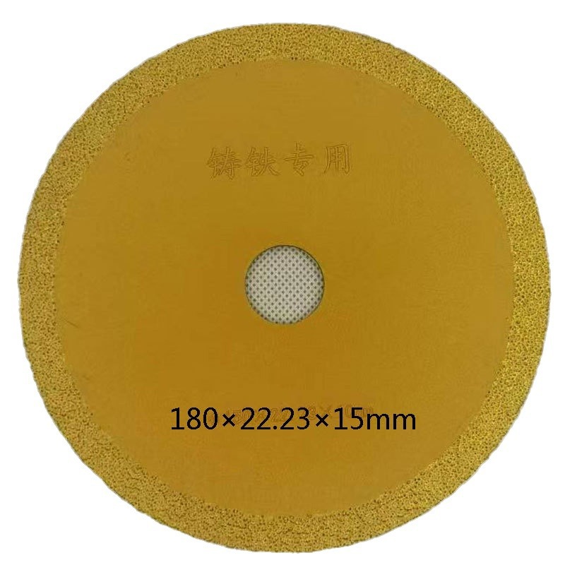 Diamond cast iron cutting discs, Angle grinders, cast iron Angle iron alloy grinding discs, brazed saw blades, thickened cutting grinding discs pic 6
