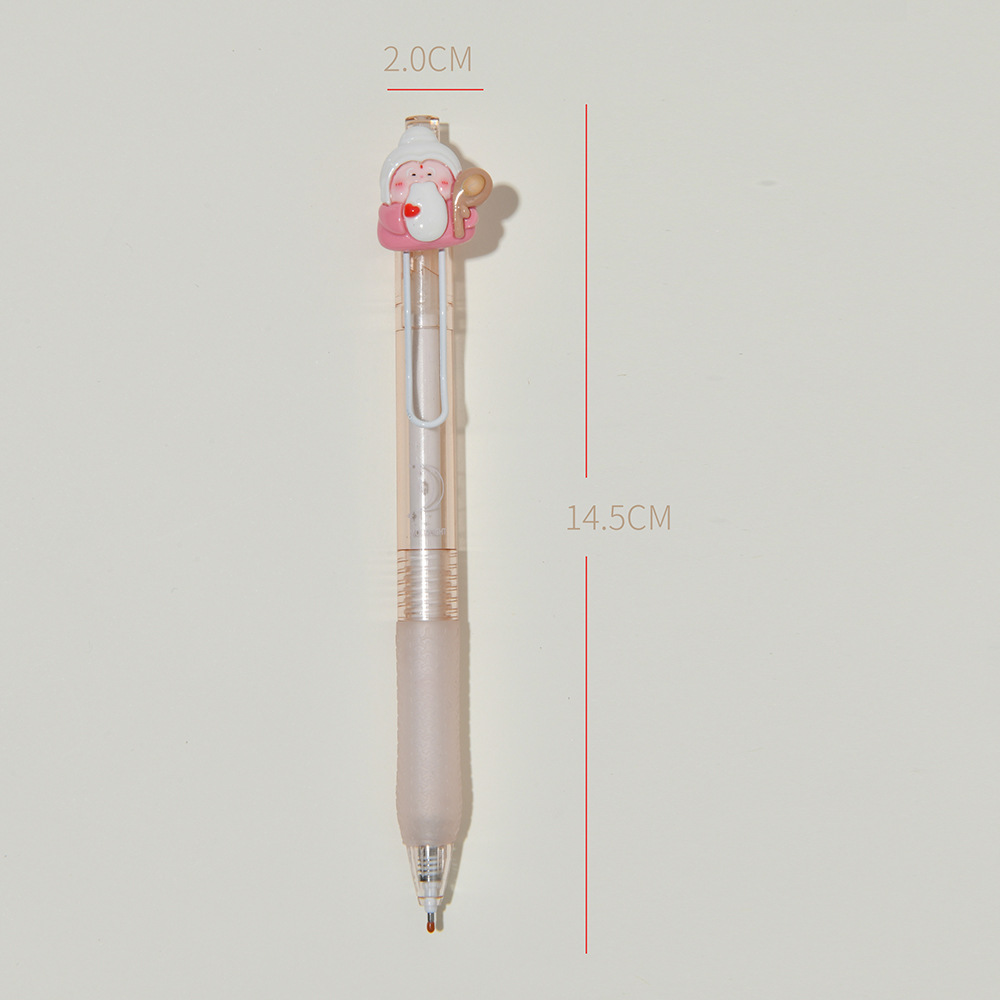 Chen Xi Yue Lao Tao Hua Yun Press the ST gel pen with a 0.5mm tip for smooth writing. It is a student stationery signature gel pen pic 5