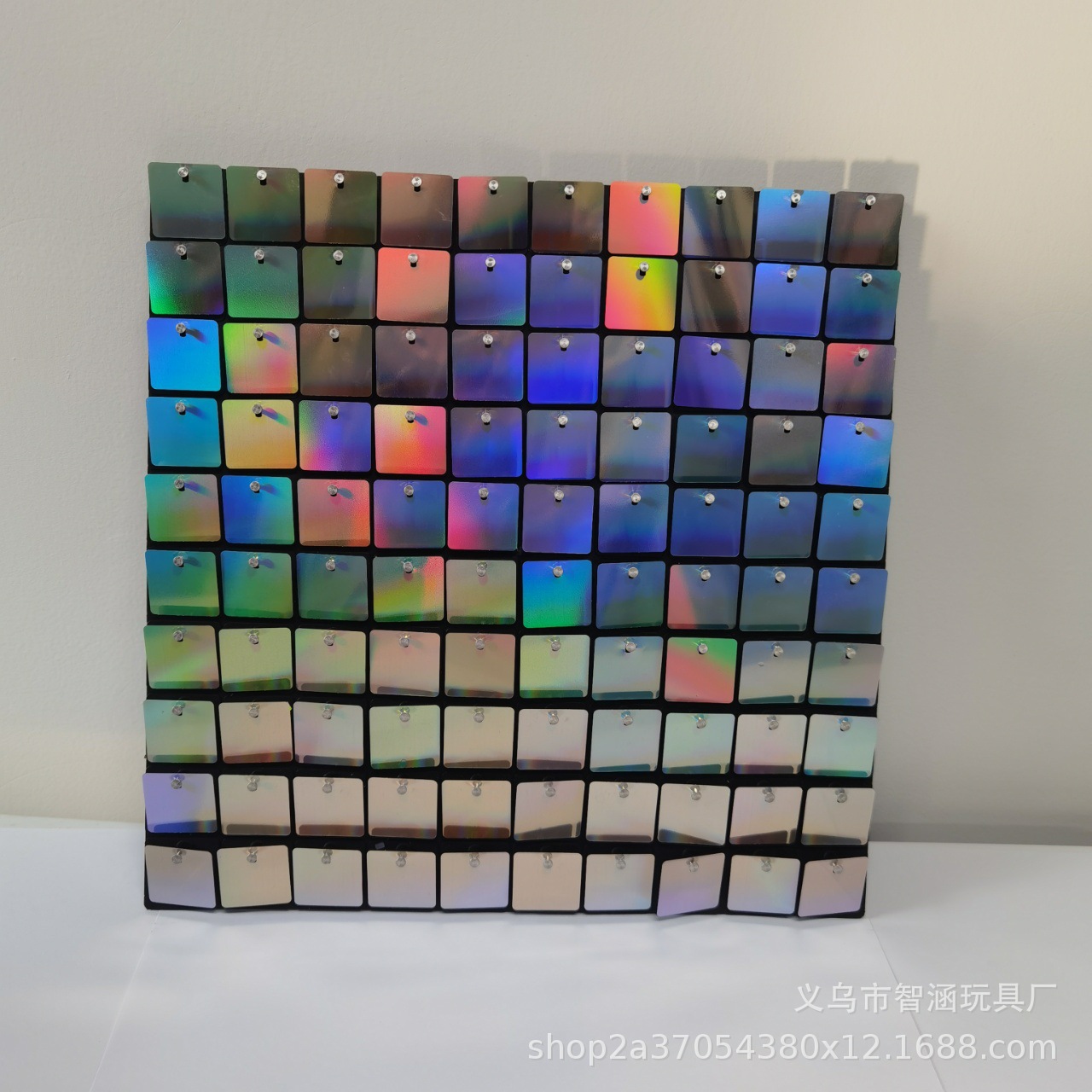 亮片风动扣板风动板背景墙亮片墙多彩广告板透明板装饰透明底板详情36