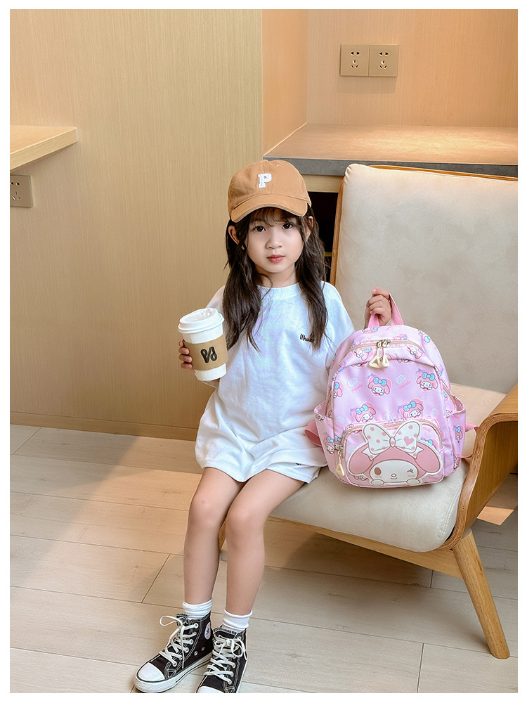 幼儿园女童双肩包可爱女孩出游儿童书包宝宝迷你小童卡通印花背包详情6