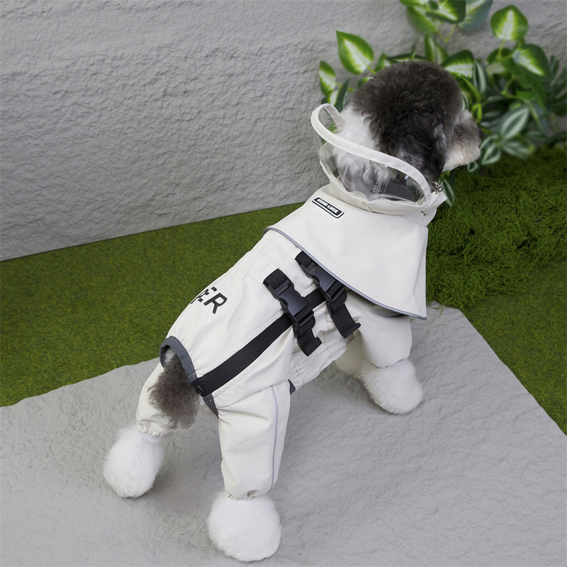 宠物秋冬可拆卸雨衣 狗狗新款防水保暖外套 中小型犬防风外出服实详情17