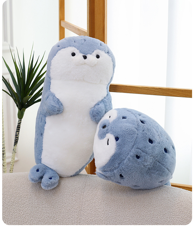 可爱软萌海豹毛绒玩具抱着睡海獭玩偶公仔情人节儿童创意礼物女生详情24