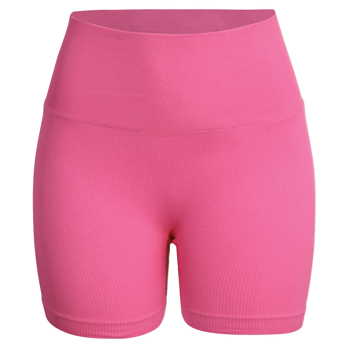 Cross-border seamless threaded peach shorts, hip-lifting yoga capri pants, super elastic slimming sports running fitness pants for women pic 17