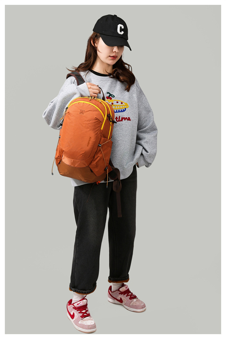 新款户外尼龙双肩包大容量防水休闲旅行背包详情21