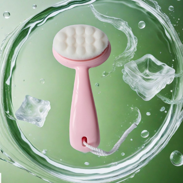 如意洗脸刷 软毛长柄洗脸刷 卸妆去角质手动洁面刷实力厂家详情5