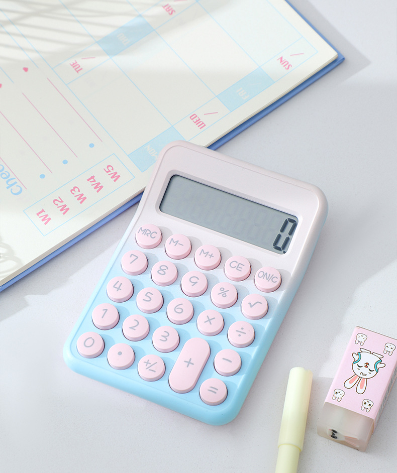 RZ-836PRO多巴胺渐变色计算器小清新便携柔性按键办公室用计算器详情13