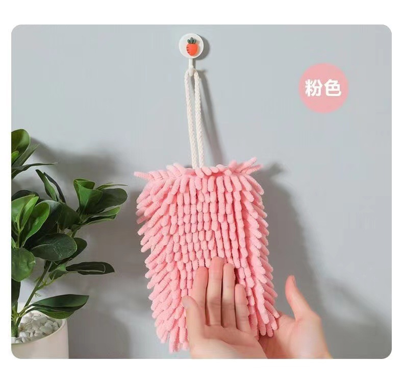 【 Chi Jia 】 Chenier handball hanging Absorbent wipes, thickened kitchen quick-drying towels, hand towels, bathroom pic 10
