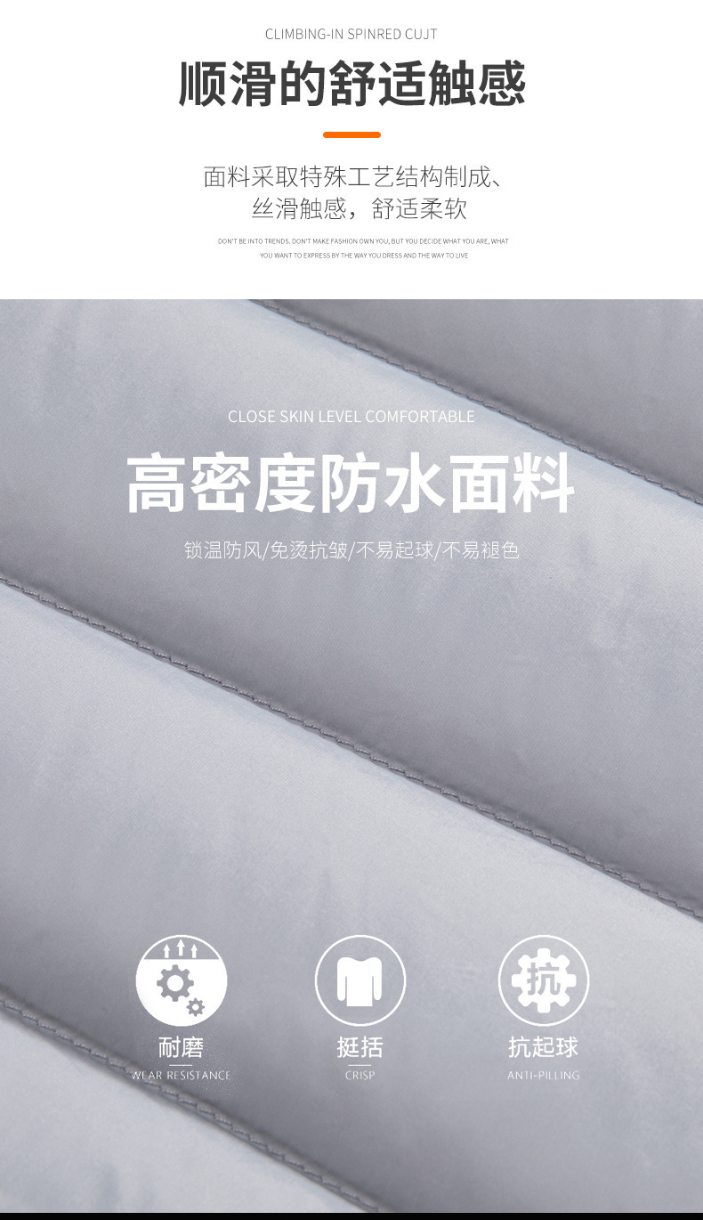 男士轻薄羽绒服男款2024年秋冬新款时尚休闲高档立领羽绒外套男装详情4