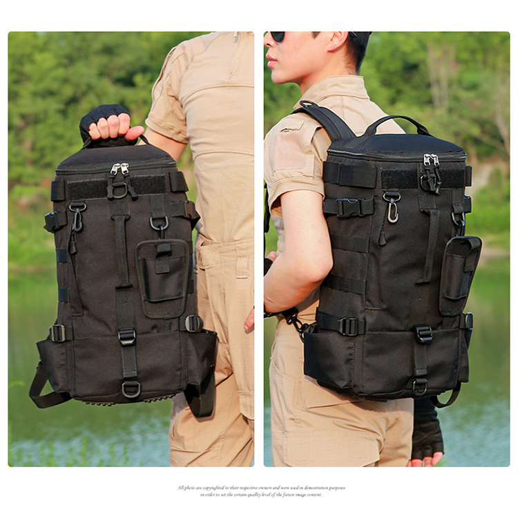 The water-resistant waterway sub-bag is a multi-functional large-capacity dry-wet separation fishing bag that can be attached with fishing gear and backpacks pic 28