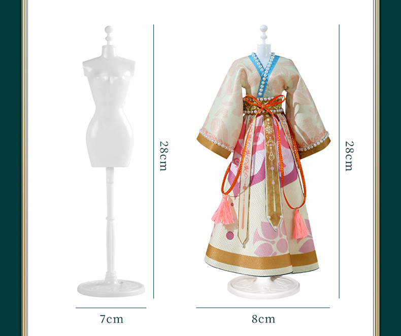 Hanfu Little clothing designer Children diy handmade cutting and making material kits boys and girls play house toys pic 13