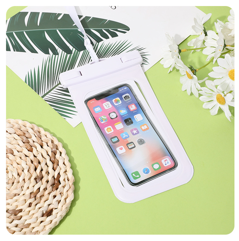 亚马逊热卖pvc通用手机防水袋户外漂流潜水游泳可触屏拍照8级防水详情17