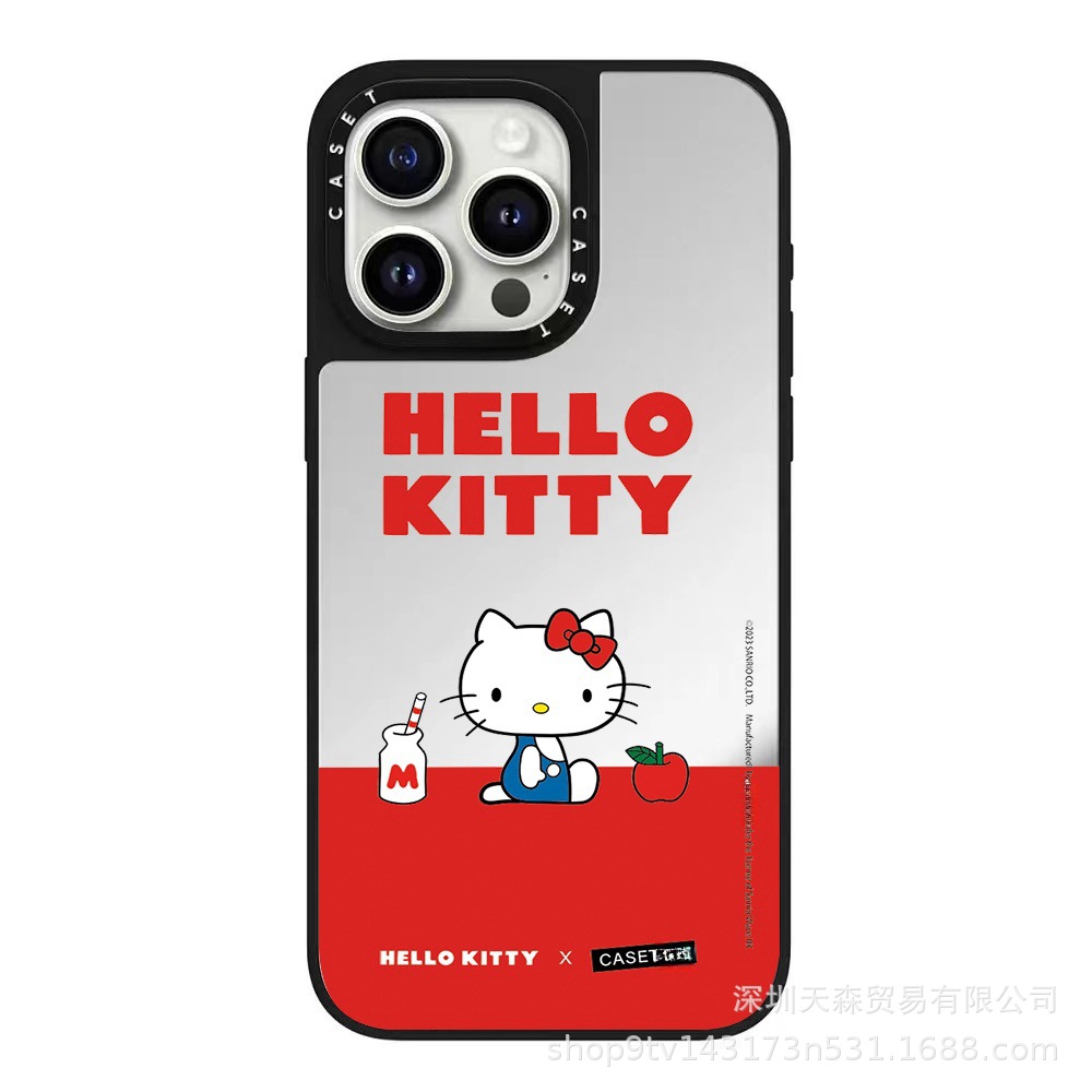 CASETi联名KT猫贴纸适用iphone16pro苹果15Promax手机壳13/12防摔详情16