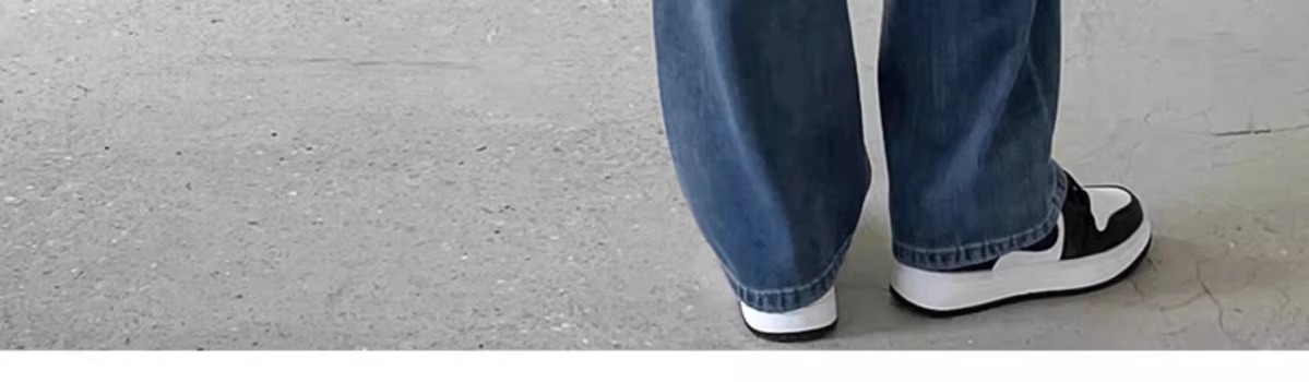 春夏九分阔腿窄版直筒女牛仔裤高腰显瘦女小个子宽松直筒裤裤子详情17