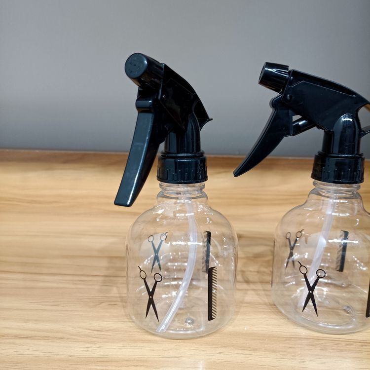 【 Zone 3-9 】 Scissors Spray Bottle 350 per box, hair care water spray bottle, spray bottle, transparent makeup press type, hair salon scissors spray bottle manufacturer, wholesale supply pic 1