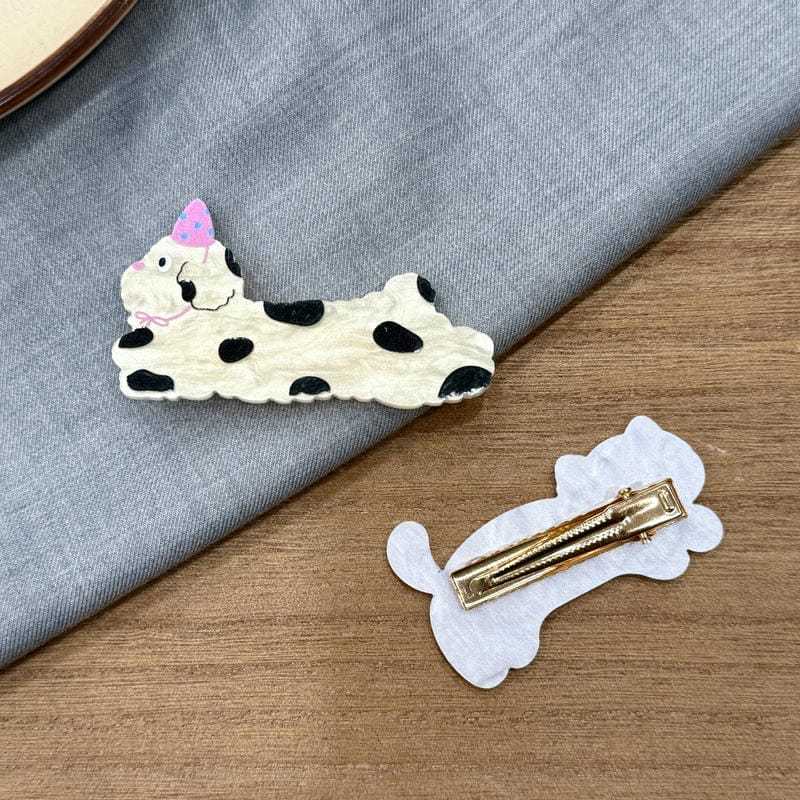 卡通发卡可爱侧边小狗儿童头饰刘海夹女发夹鸭嘴夹夏季子前额碎发详情5