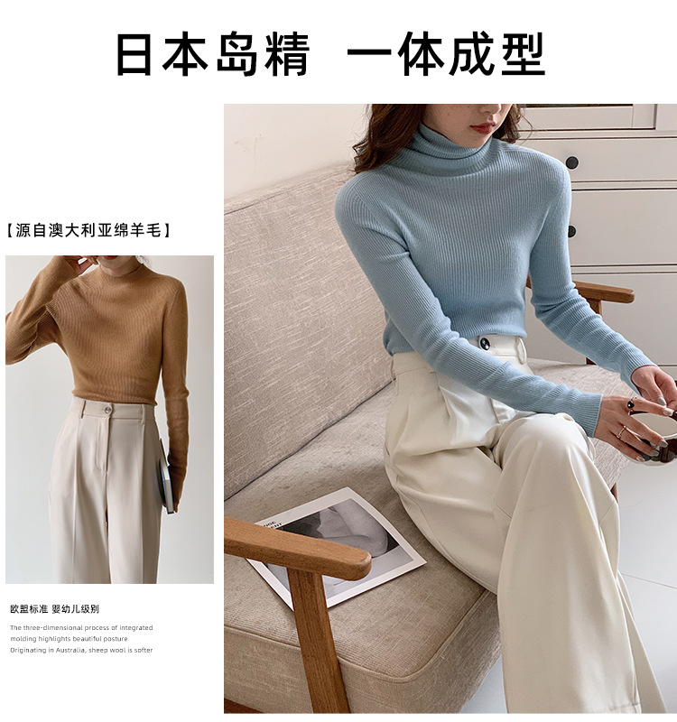 A stylish V-neck contrasting color wool cardigan with a simple and loose, fashionable knitted jacket for women in the autumn of 2024 pic 1