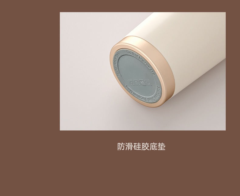 The new Lily of the Bell high appearance level insulated cup, seamless inner liner, double-drinking coffee cup, 316 stainless steel ceramic inner liner, water cup pic 10