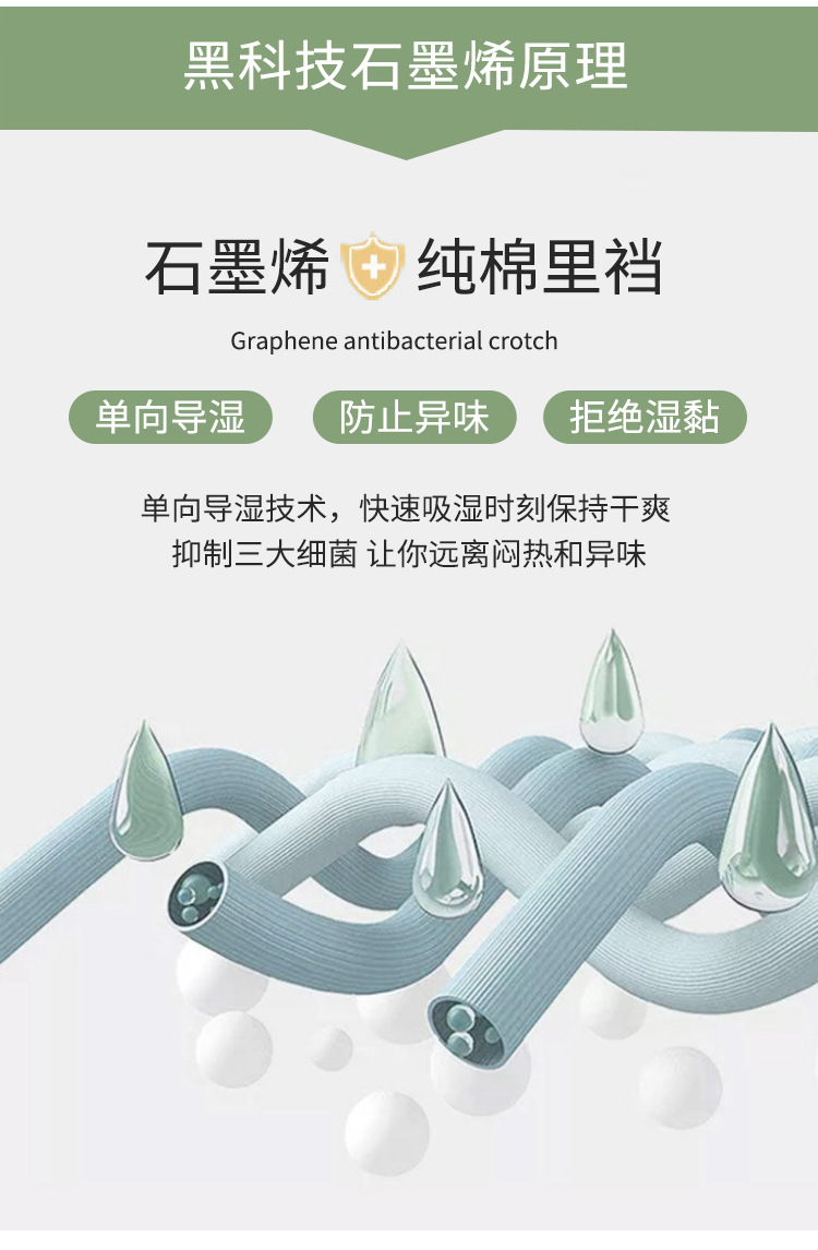 大码内裤女士莫代尔高腰收腹包臀舒适透气内裤女三角裤批发详情25