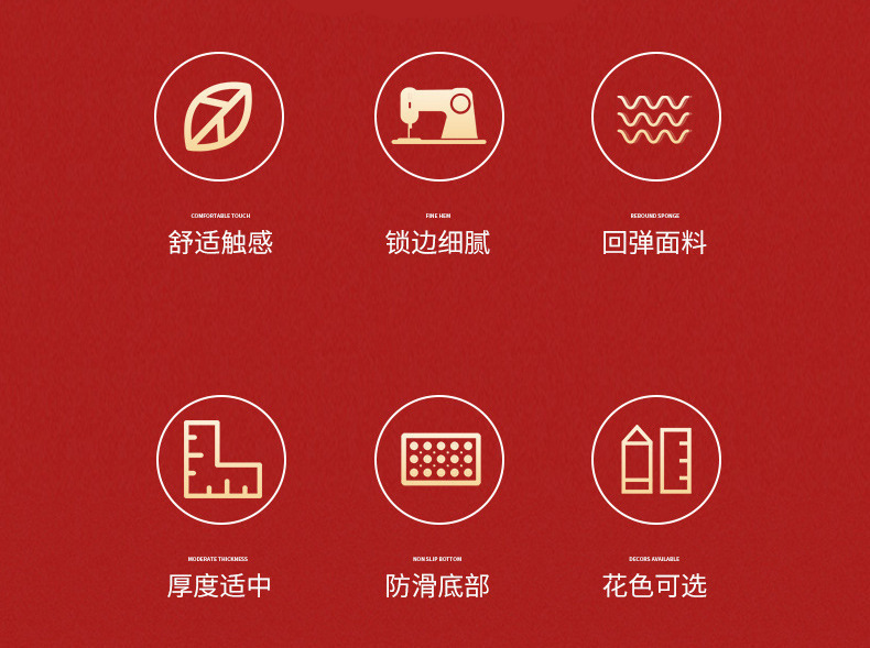 新款圣诞节入户地垫门垫水晶绒进门地垫家用耐脏易打理硅藻泥地垫详情2