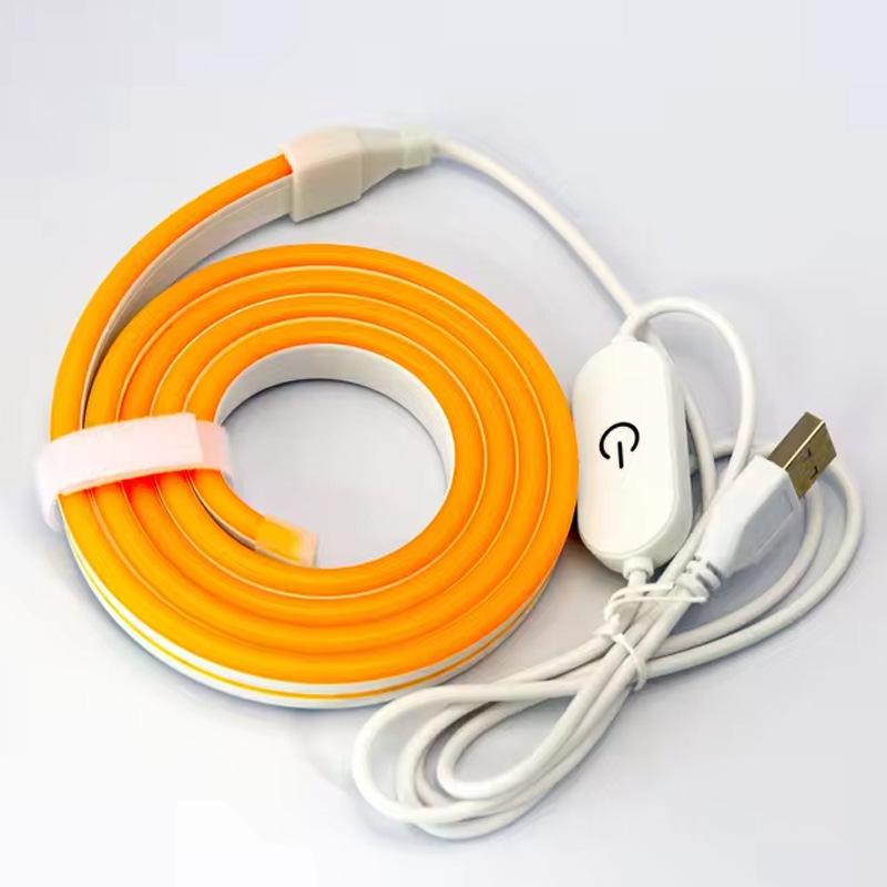 USB灯带5V低压柔性霓虹硅胶灯条防水led化妆镜床头电视背景氛围灯详情13