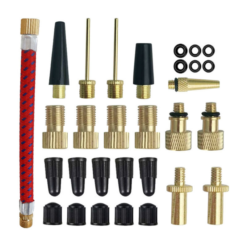 Bicycle valve adapter, bicycle air pump conversion nozzle, bicycle accessories, air nozzle valve adapter SV AV DV pic 19