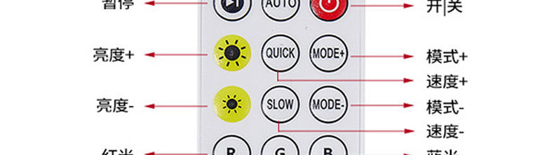 亚马逊爆款智能防水屋檐灯WIFI蓝牙APP涂鸦屋檐灯节日装饰屋檐灯详情32