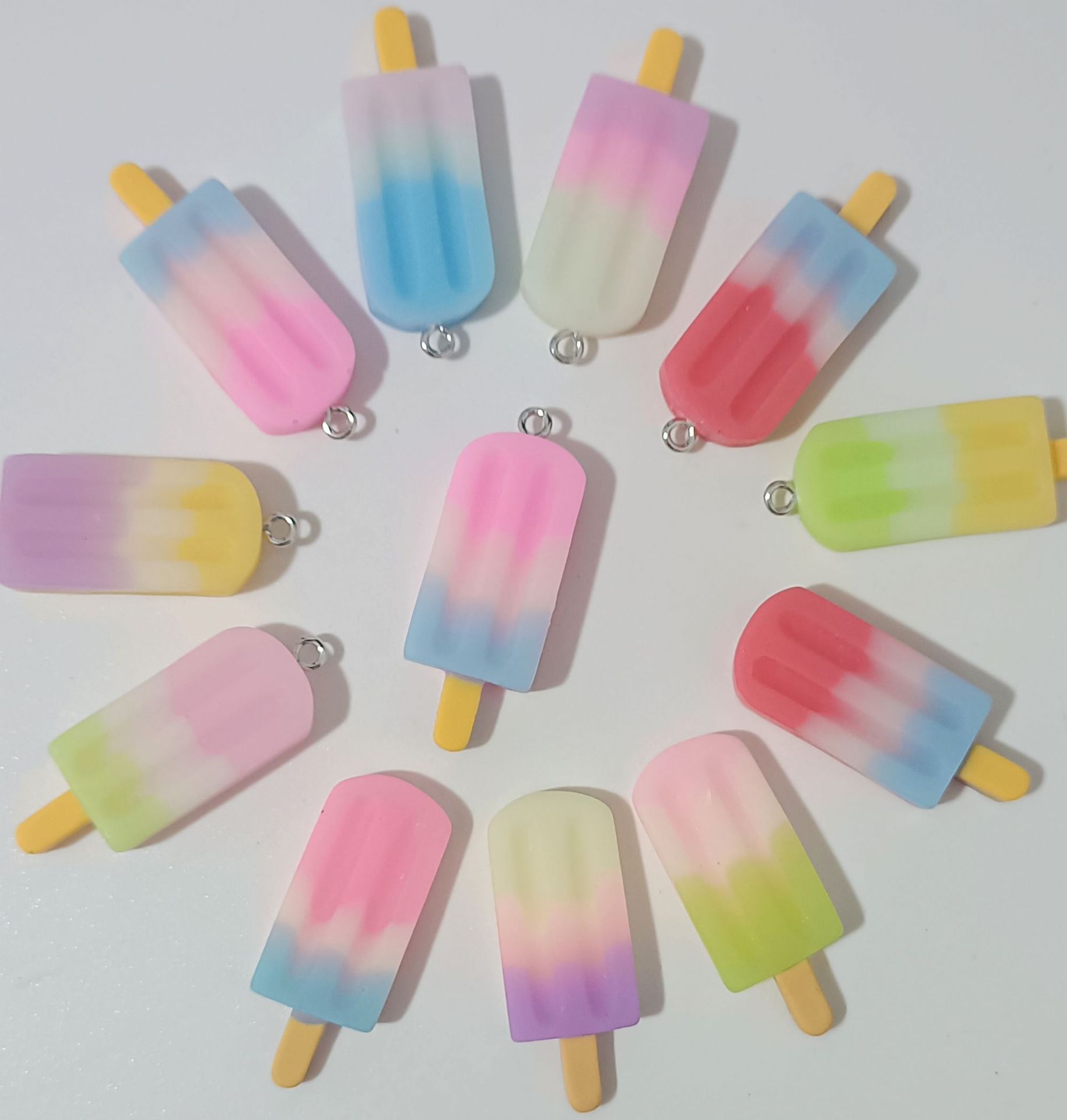 冰激凌雪糕棒冰食玩树脂配件奶油胶手机壳配件DIY饰品吊坠材料包详情15