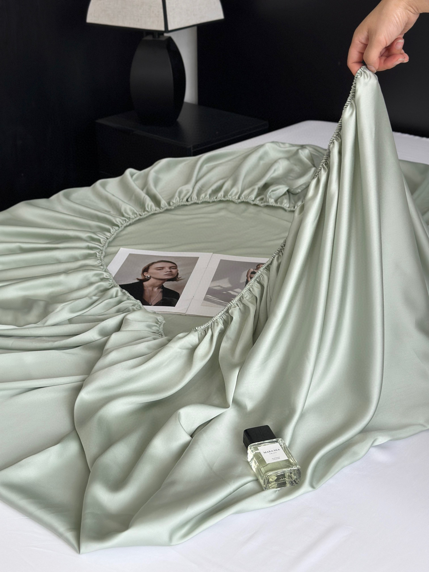 Tencel quilt cover bed cover, single piece, simple and cool summer ice silk bed sheet, suitable for sleeping naked, tatami dust cover pic 38