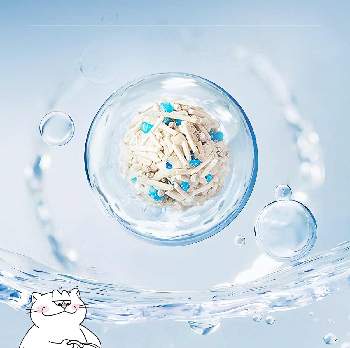 日本nikoro妮可露猫砂混合豆腐膨润土奶香樱花茉莉纯木薯除臭猫沙详情11