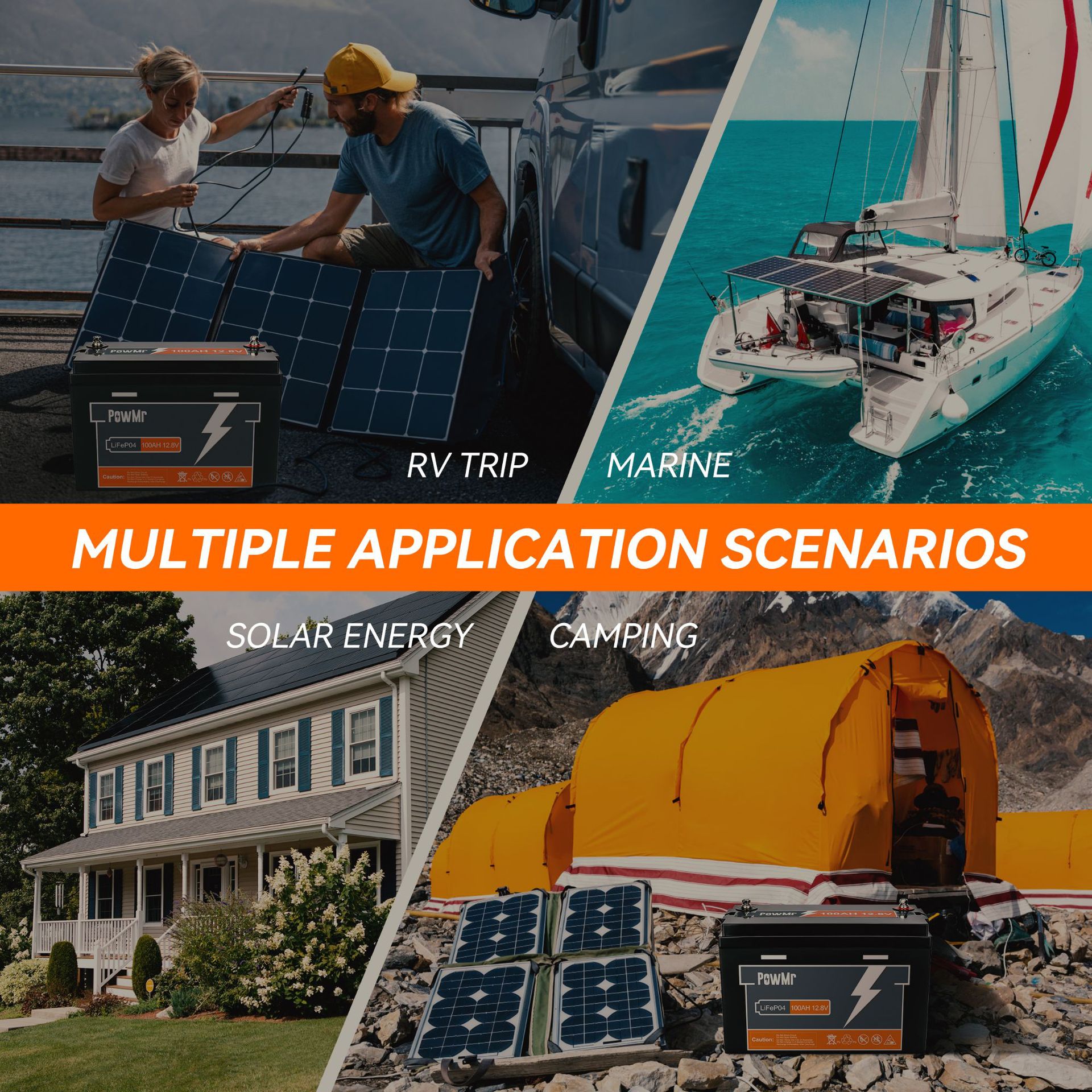 12.8V 30/50Ah lithium-ion lead-acid battery, household energy storage battery, RV power supply lifepo4battery pic 18