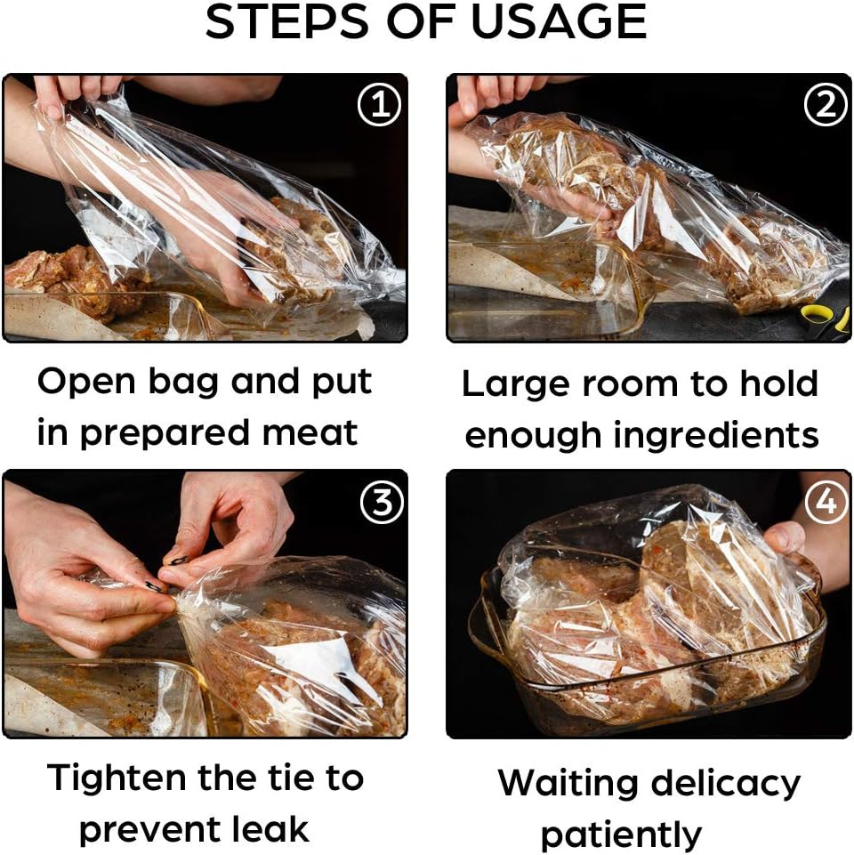 PET烤箱袋耐高温食品烤鸡袋烤面包食品袋厂家Roast chicken bag详情3