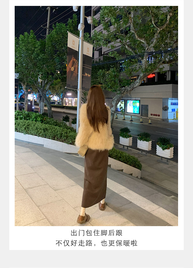 Warm and cozy plush slippers for women, winter home cotton slippers, warm and comfortable, anti-slip thick-soled plush slippers for women pic 14