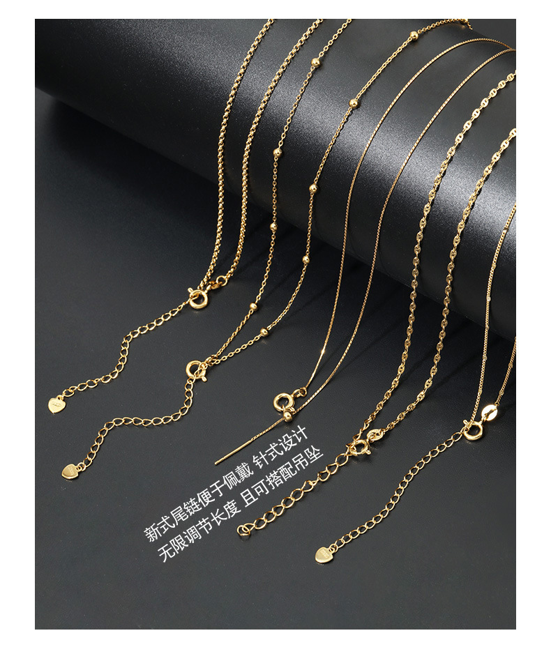 S925纯银项链蛇骨链意大利小众批发饰品设计轻奢女高级感跨境配饰详情11