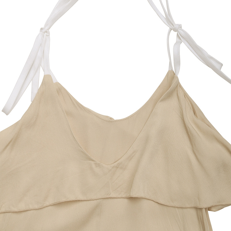 亚马逊夏季热卖无袖吊带连衣裙欧美宽松舒适百搭日常休闲裙子女详情9